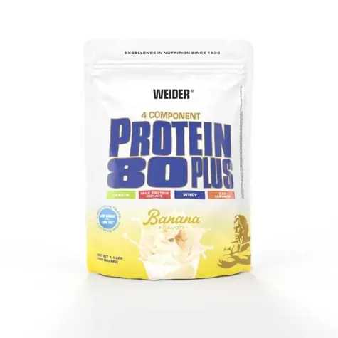 Proteín 80 PLUS - Weider (banán, 500 g)