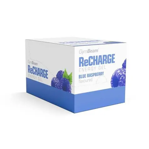 ReCharge Gél - GymBeam (modrá malina, 16 x 75 g)
