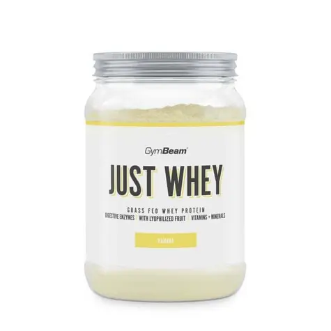 Just Whey Grass-Fed Proteín - GymBeam (banán, 500 g)