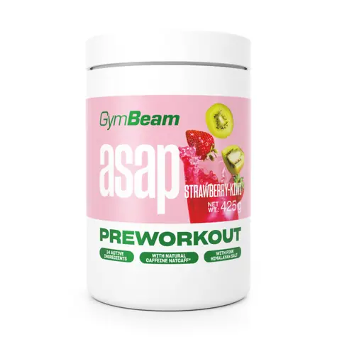 ASAP Pre-Workout - GymBeam (jahoda kivi, 425 g)
