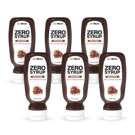 ZERO SIRUP čokoláda - GymBeam (6 x 320 ml)