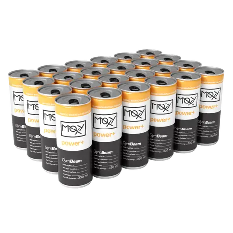 MOXY power+ Energetický nápoj 330 ml - GymBeam (mango marakuja, 24 x 330 ml)