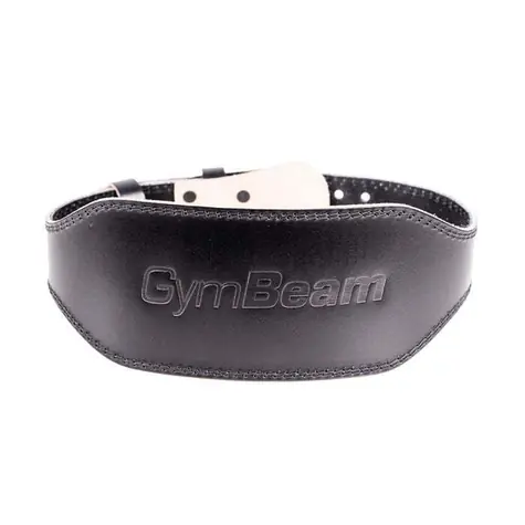 Fitness opasok celokožený čierny - GymBeam (XL, čierna)