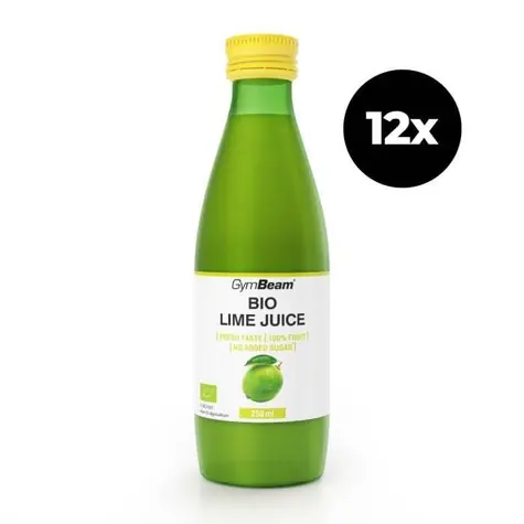 BIO Šťava z limetiek - GymBeam (12 x 250 ml)