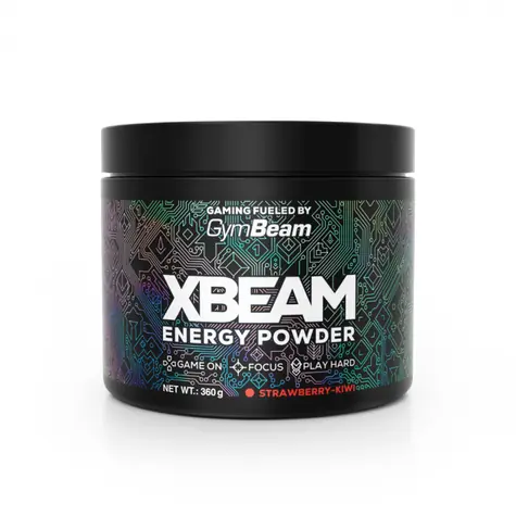XBEAM Energy Powder - GymBeam (jahoda kivi, 360 g)