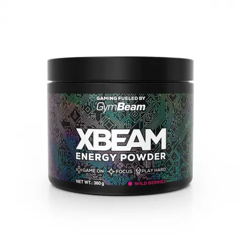 XBEAM Energy Powder - GymBeam (lesné ovocie, 360 g)