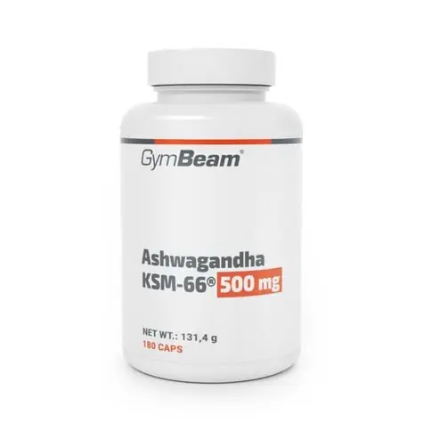Ashwagandha KSM-66 ® 500mg - GymBeam (180 kaps.)