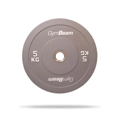 Gumový kotúč Bumper 51 mm - GymBeam (biela)
