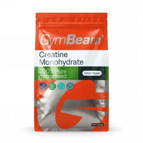 100% Mikronizovaný kreatín monohydrát - GymBeam (zelené jablko, 1500 g)