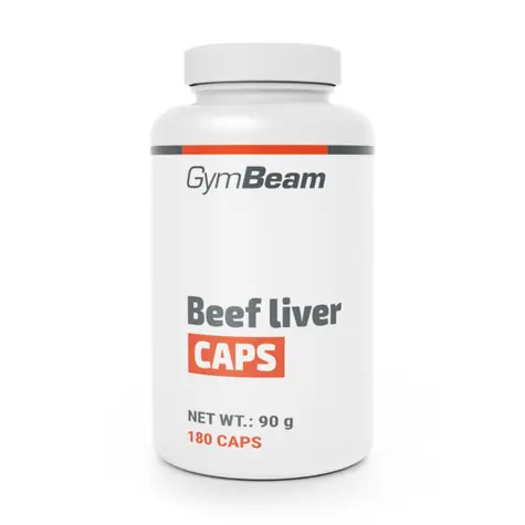 Hovädzia pečeň - GymBeam (180 kaps.)