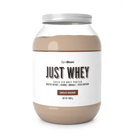 Just Whey Grass-Fed Protein - GymBeam (čokoládový milkshake, 1000 g)