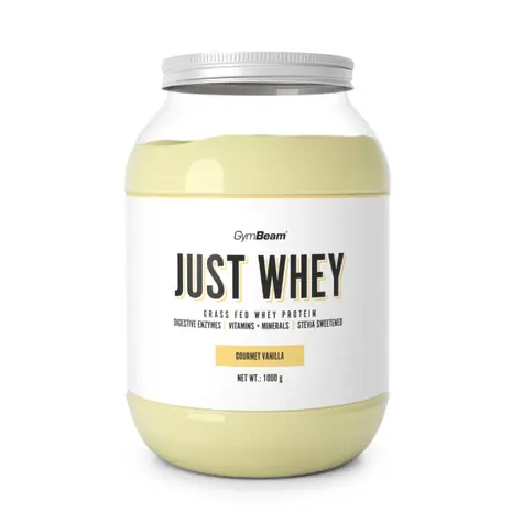 Just Whey Grass-Fed Proteín - GymBeam (gourmet vanilla, 1000 g)
