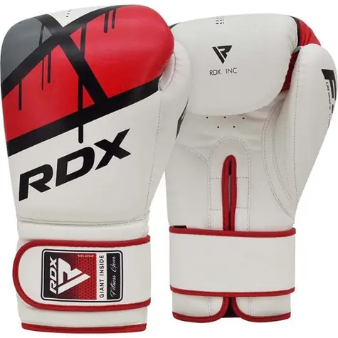 Boxerské rukavice F7 Ego Red - RDX (16 OZ, biela)