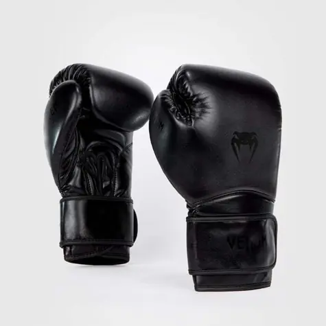 Boxerské rukavice Contender Black/Black - Venum (14 OZ, čierna)