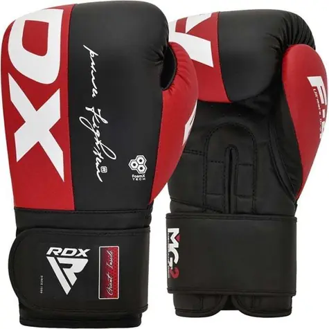Boxerské rukavice F4 HOOK & LOOP Red - RDX (12 OZ, multicolor)