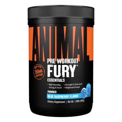 Animal Fury - Universal Nutrition (modrá malina, 495 g)