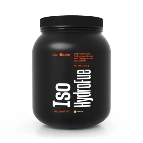 Iso HydroFue srvátkový proteín - GymBeam (vanilka, 1000 g)