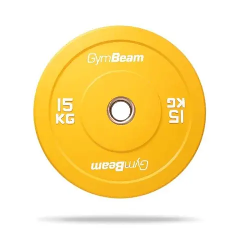 Gumový kotúč Bumper 51 mm - GymBeam (žltá)