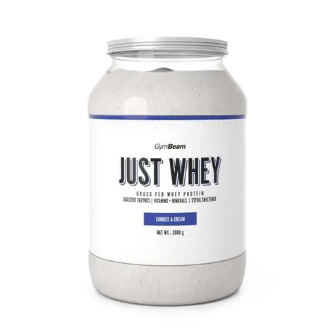 Just Whey Grass-Fed Protein - GymBeam (cookies & cream, 2000 g)