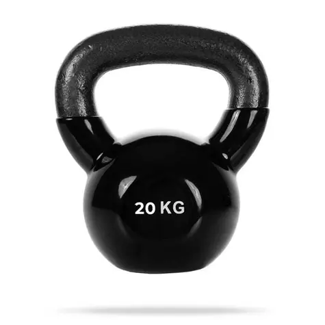 Kettlebell čierny - GymBeam (čierna)