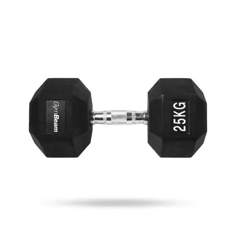 Hexagonálna jednoručka - GymBeam (biela)