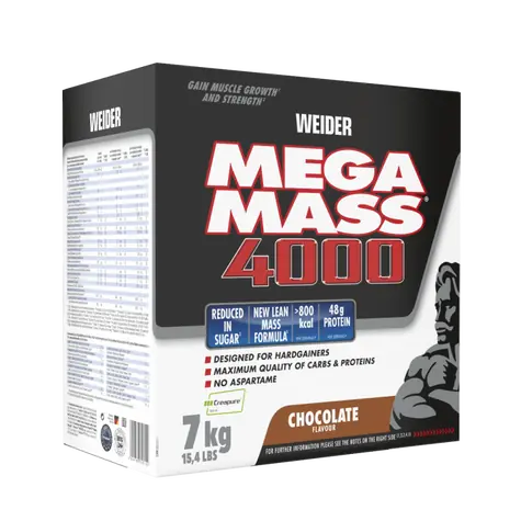 Mega Mass 4000 - Weider (čokoláda, 7000 g)