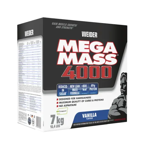 Mega Mass 4000 - Weider (vanilka, 7000 g)