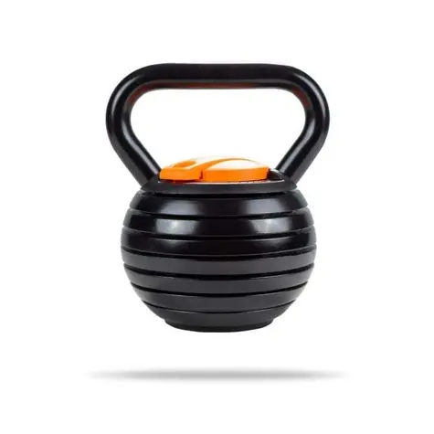 Nastaviteľný kettlebell 3,4-18 kg - GymBeam (čierna)