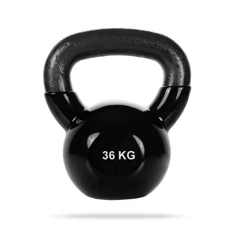 Kettlebell čierny - GymBeam (čierna)