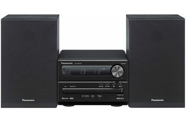 Panasonic SC-PM250EG-K čierna / mikrosystém / 20 W / CD-R &amp; RW / MP3 / FM / BT / USB