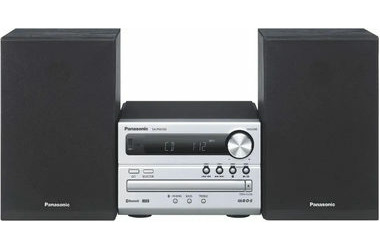 Panasonic SC-PM250EC-S strieborná / mikrosystém / 20 W / CD-R &amp; RW / MP3 / FM / BT / USB