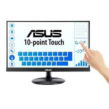 22" ASUS VT229H čierna / IPS / FHD 1920x1080 / 16:9 / 5ms / 250cd-m2 / 1000:1 / VGA + HDMI / 1x USB 2.0