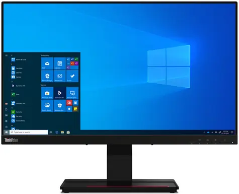 23.8" Lenovo ThinkVision T24t-20 čierna / IPS / Dotyk / 1920 x 1080 / 4ms / 300cd / 1000:1 / DP+HDMI+USB-C / VESA