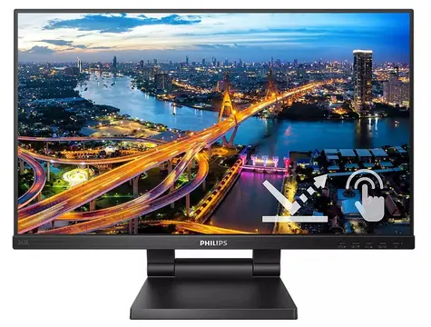 24" PHILIPS 242B1TC čierna / 1920 x 1080 / 75Hz / 4ms / 250cd / HDMI / DP / VGA / REPRO / VESA