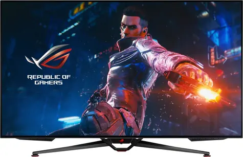 47.5" ASUS ROG Swift OLED PG48UQ čierna / OLED / 3840 x 2160 / 16:9 / 0.1 ms / 450 cd-m2 / 135000:1 / HDMI + DP / Repro