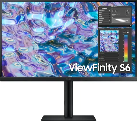 27" SAMSUNG ViewFinity S6 čierna / IPS / 2560 x 1440 / 1000:1 / 300cd / 5ms / HDMI / DP