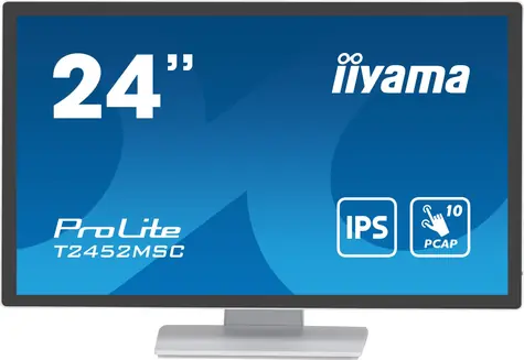 23.8" IIYAMA T2452MSC-W1 / IPS / 1920x1080 / 1000:1 / 400cd-m2 / 14ms / HDMI+DP / repro / VESA