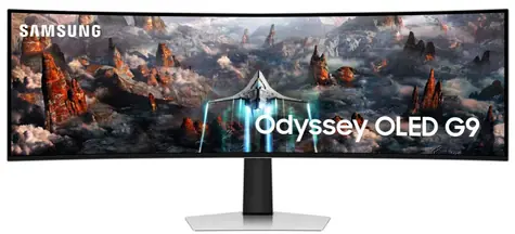 49" Samsung Odyssey G9 OLED strieborná / OLED / 5120 x 1440 / 32:9 / 0.03ms / 1000000:1 / 250cd-m2 / HDMI &amp; DP