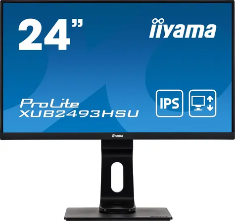 24" IIYAMA ProLite XUB2493HSU-B6 čierna / IPS / 1920x1080 / 16:9 / 1ms / 1000:1 / 250cd / repro / HDMI / DP
