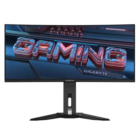 34" GIGABYTE MO34WQC černá / LCD / 3440 x 1440 / OLED / 21:9 / 0.03ms / 1.5M:1 / 250cd-m2 / 2x HDMI + 1x DP / VESA