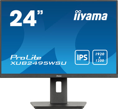 24" IIYAMA ProLite XUB2495WSU-B7 čierna / IPS / 1920x1080 / 16:9 / 4ms / 1000:1 / 300cd / repro / HDMI / DP