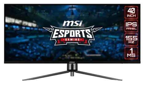 40" MSI MAG401QR čierna / 3440 x 1440 / IPS / 21:9 / 1ms / 1000:1 / 400cd-m2 / HDMI + DP + USB-C / VESA 