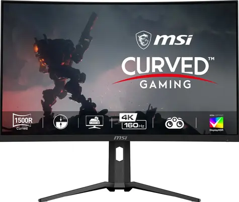 31.5" MSI MAG 321CUP čierna / 3840 x 2160 / VA / 16:9 / 1ms / 3000:1 / 350cd-m2 / HDMI + DP + USB-C