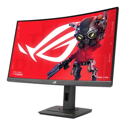 27" Asus ROG Swift XG27WCMS čierna / 2560 x 1440 / VA / 16:9 / 1ms / 1000:1 / 400 cd-m2 / HDMI + DP / VESA