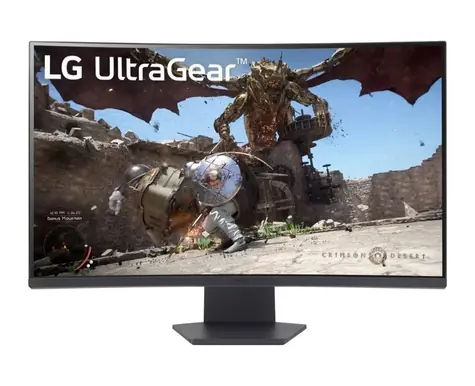 32" LG 32GS60QC-B čierna / VA / 2560 x 1440 / 16:9 / 3000:1 / 300dc-m2 / HDMI & DP / VESA