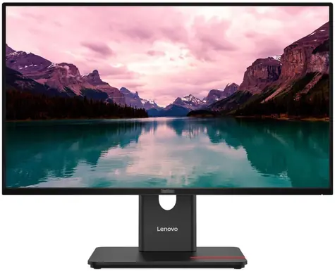 23" Lenovo T24i-40 čierna / IPS / 1920 x 1080 / 4ms / 250cd / 1500:1 / DP+HDMI+VGA / VESA / Pivot
