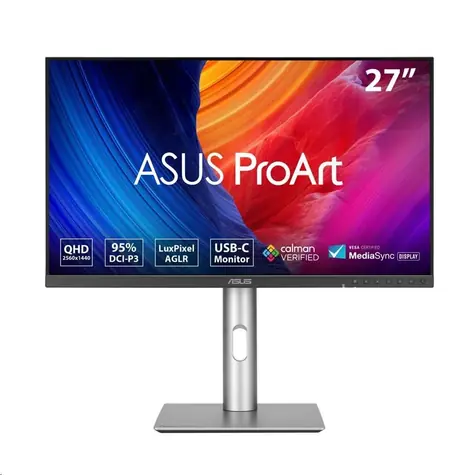 27" Asus ProArt PA278CFRV čierna / LED / 2560x1440 / IPS / 16:9 / 5ms / 1000:1 / 350 cd-m2 / HDMI + USB-C + DP / VESA
