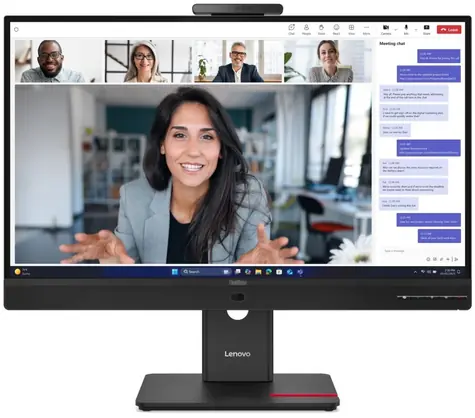 27" Lenovo ThinkVision T27QD-4v čierna / IPS / 2560×1440 / 4ms / 1500:1 / 350cd-m2 / HDMI + DP / VESA / Pivot