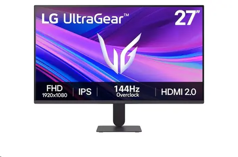 27" LG 27G411A-B čierna / IPS / 1920x1080 / 16:9 / 1500:1 / 250cd-m2 / HDMI & DP