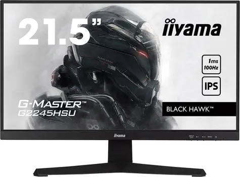 21.5" IIYAMA G-Master G2245HSU-B2 čierna / LED / IPS / 1920 x 1080 / 16:9 / 1 ms / 1000:1 / 250cd-m2 / VESA